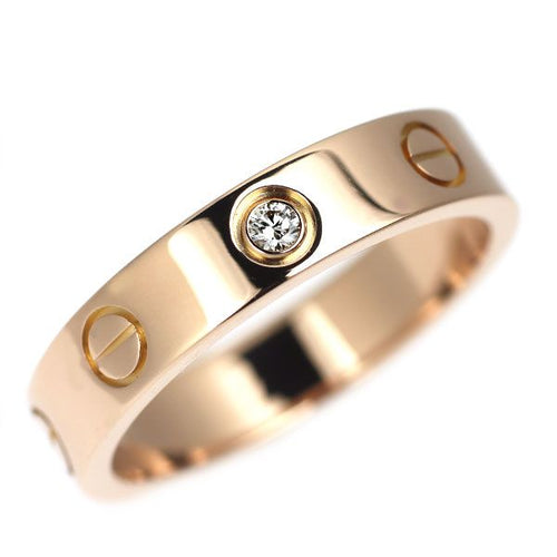 Cartier Ring K18Pg D1P 50