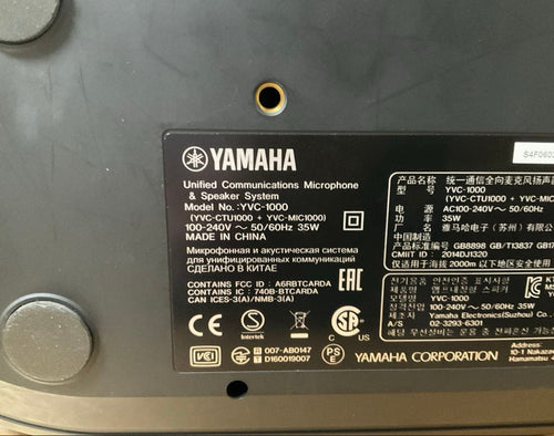 Yamaha Other Yvc-1000
