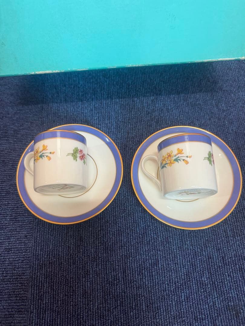 Tiffany Tea Cups Saucers 1630 2