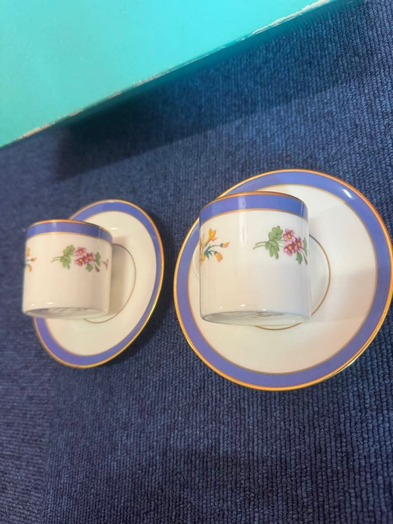 Tiffany Tea Cups Saucers 1630 2