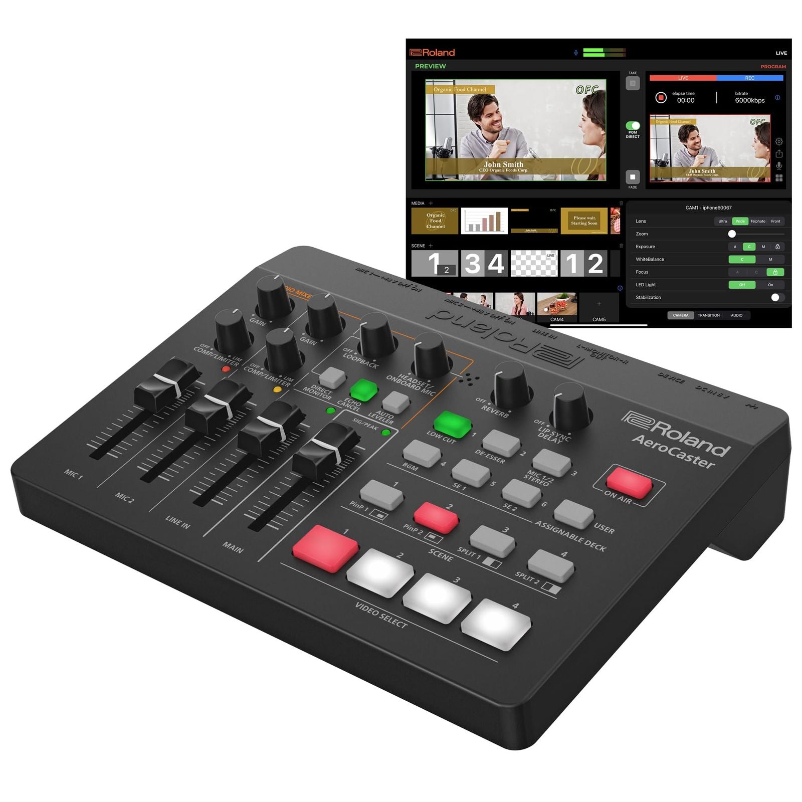 Others Roland Aero Caster Vrc-01 Ipad