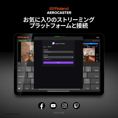 Others Roland Aero Caster Vrc-01 Ipad