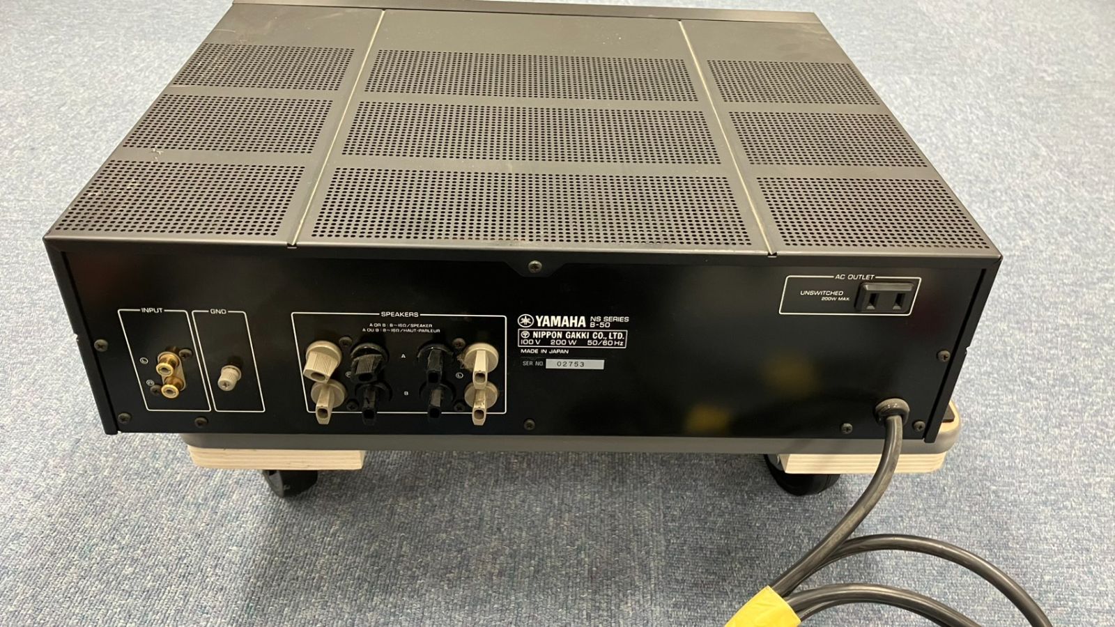 Yamaha Power Amplifier G027-Sa4-531 Natural Sound Stereo B-50