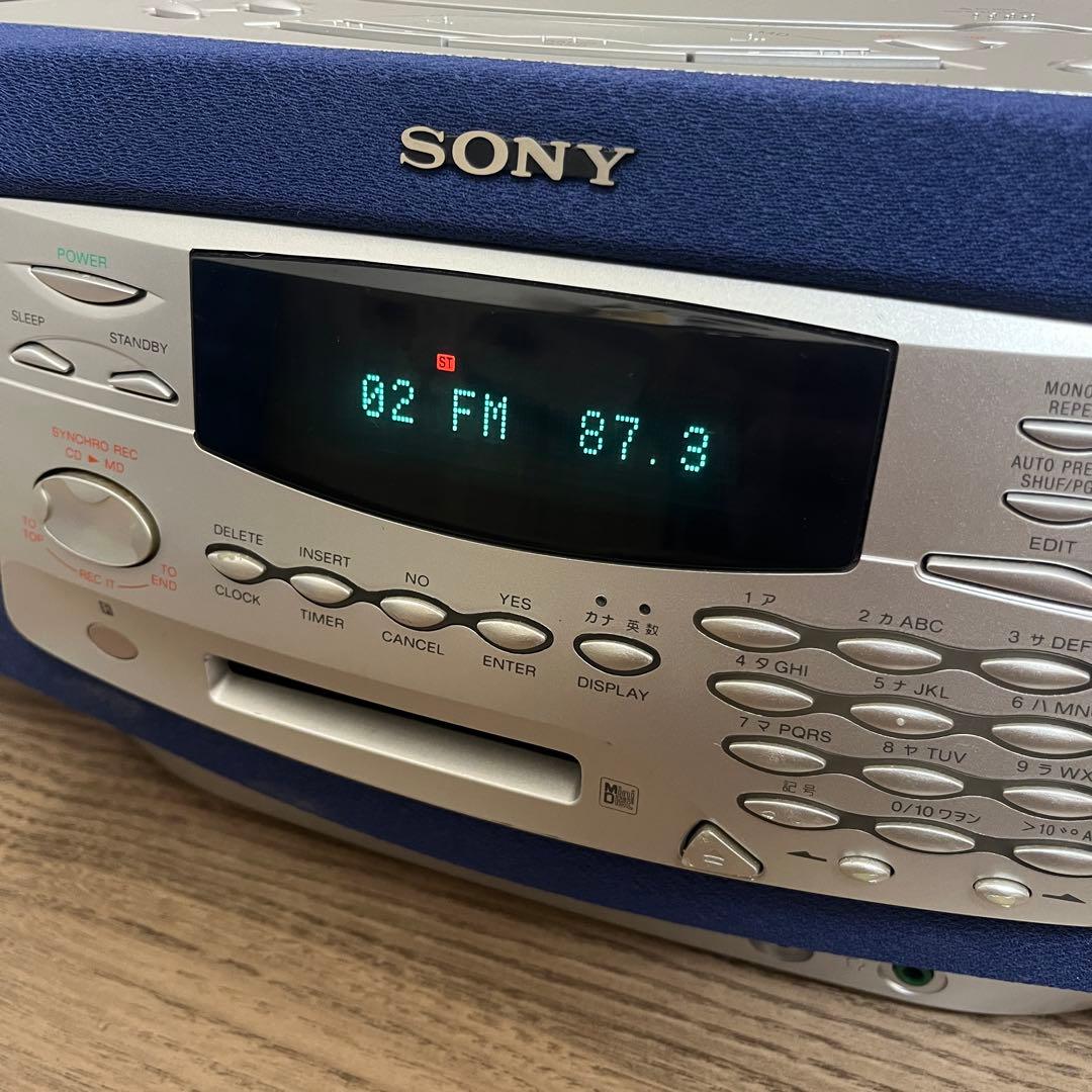 Sony Cd Md Cassette Deck Zs-M35 Ok