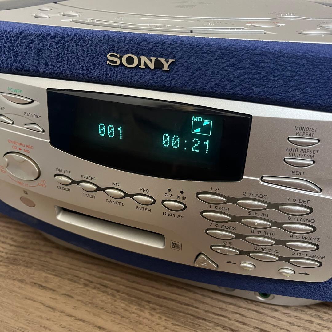 Sony Cd Md Cassette Deck Zs-M35 Ok