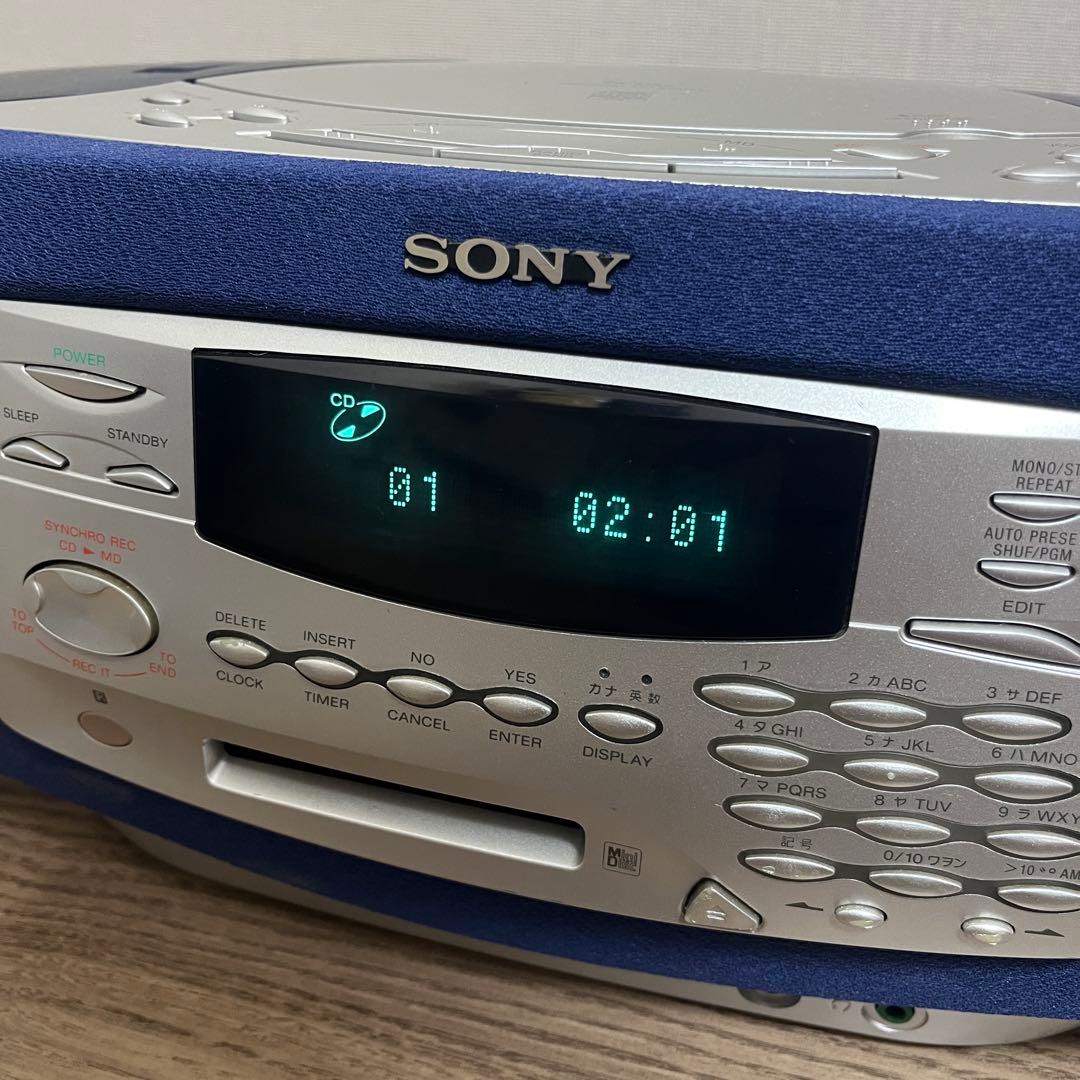 Sony Cd Md Cassette Deck Zs-M35 Ok