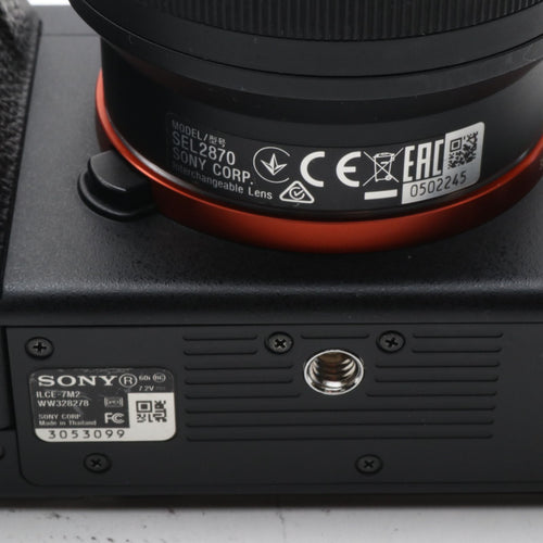 Sony Mirrorless Interchangeable Lips 8100 7 Ii Ilce-7M2K E