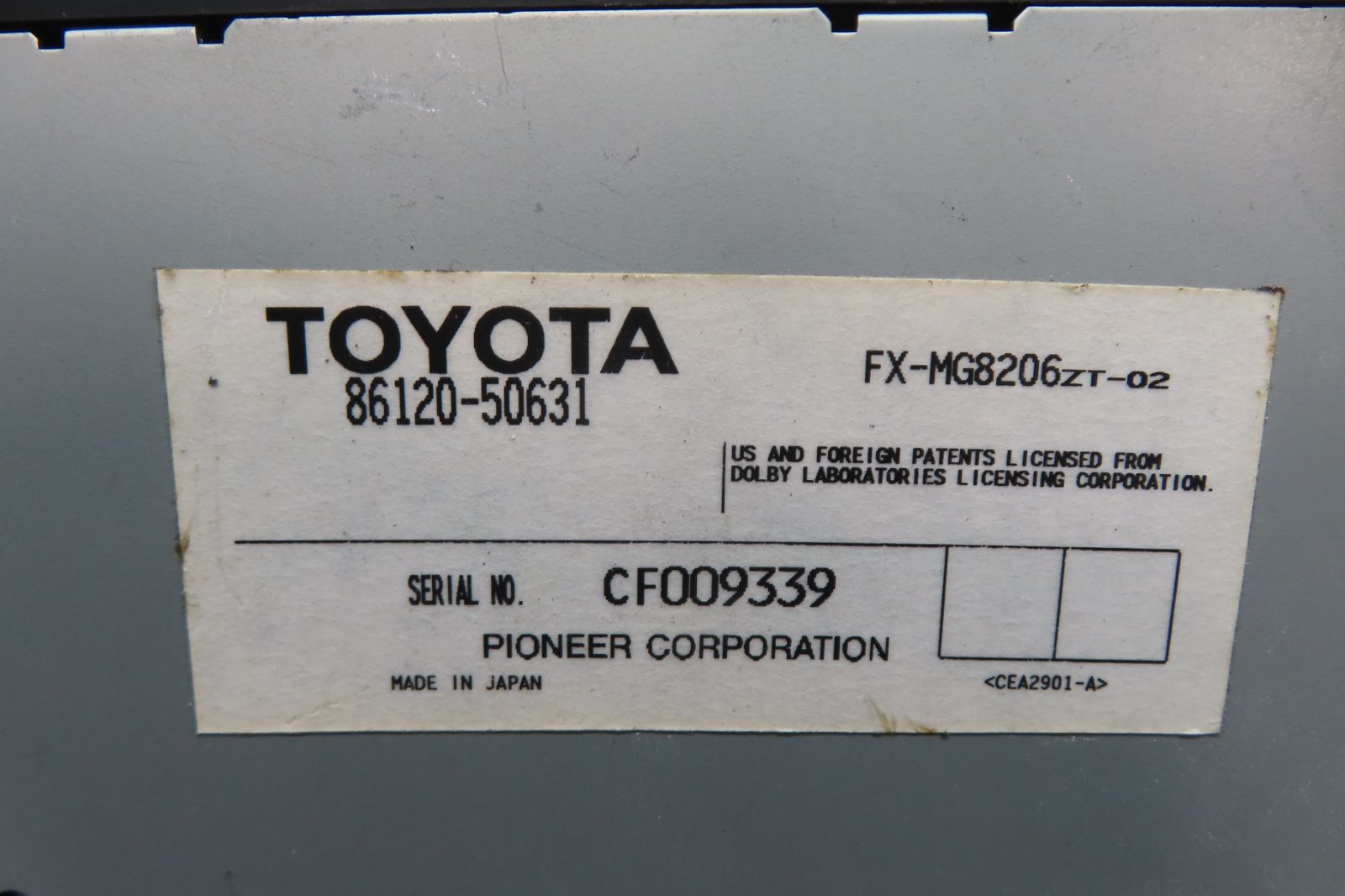 Others F6460/ Ucf30 Ucf31 86120-50631 Fx-Mg8206 Cd Md