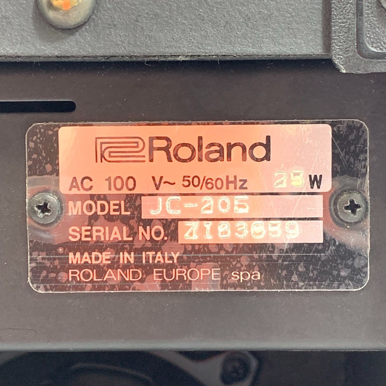 Roland Guitar Amplifier Jazz Chorus-20