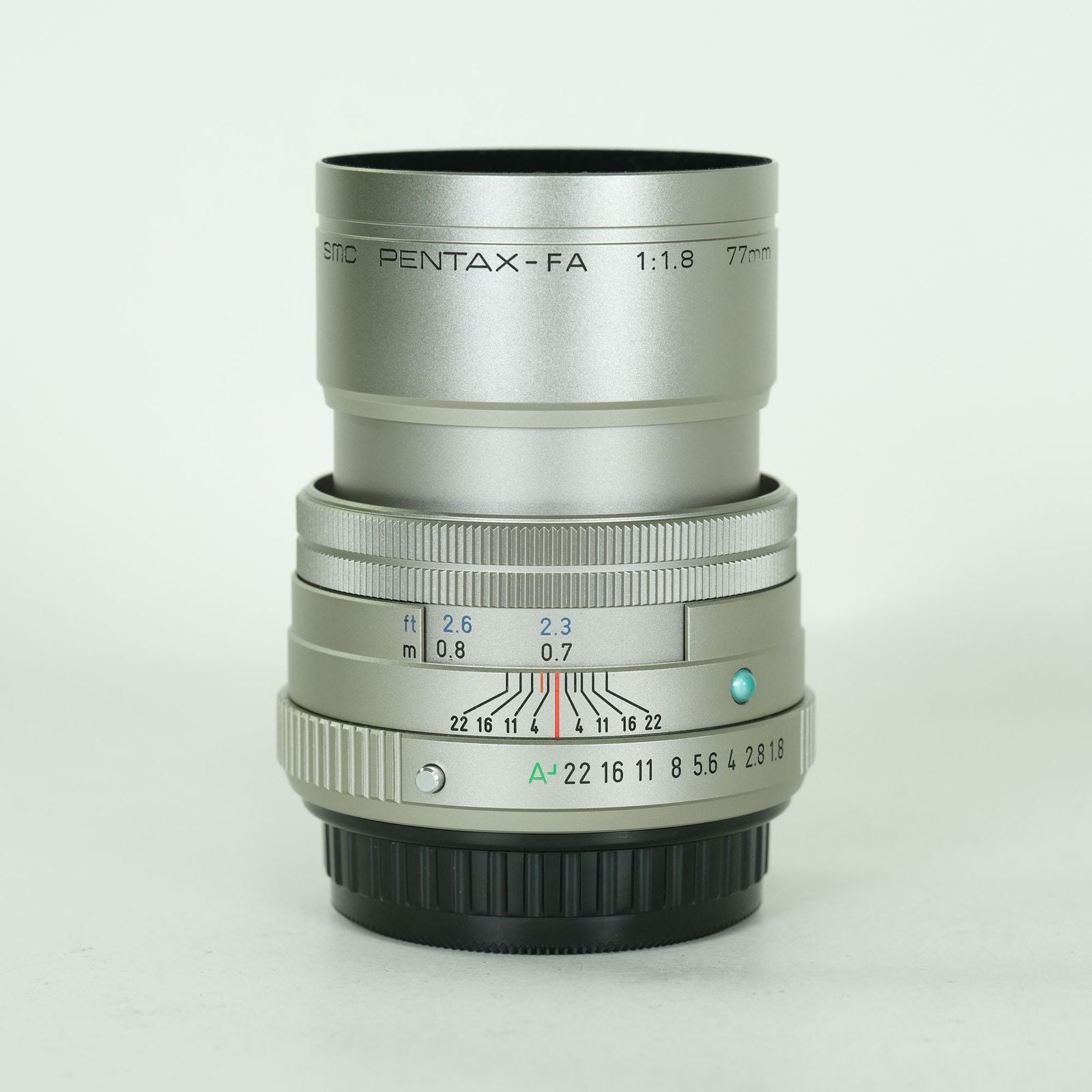 Objectif Pentax (mise au point unique) Fa77Mmf1.8 K