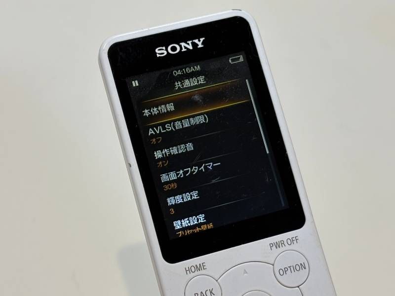 Sony Digital Audio Player Walkman S Nw-S785