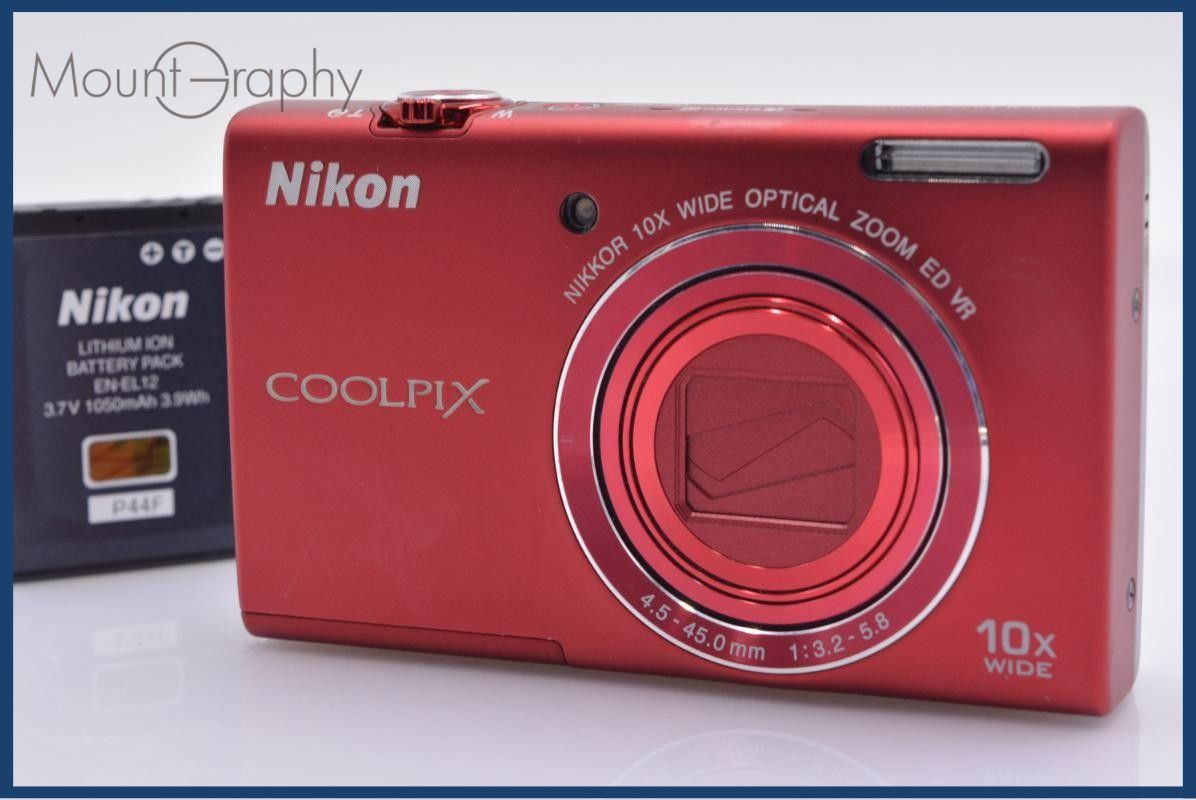 Compact Digital Camera Nikon Coolpix S6200 10X #Ks340