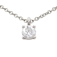 Tiffany Necklace 0.18Ct G Vs1 3Ex Pt950 1 4643