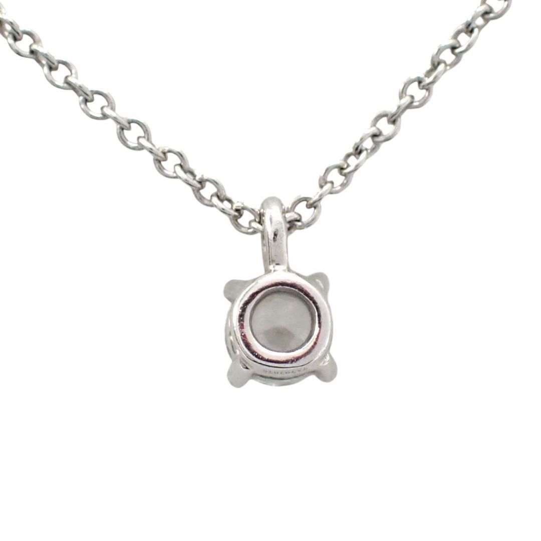 Tiffany Necklace 0.18Ct G Vs1 3Ex Pt950 1 4643
