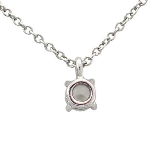 Tiffany Necklace 0.18Ct G Vs1 3Ex Pt950 1 4643