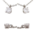 Tiffany Necklace 0.18Ct G Vs1 3Ex Pt950 1 4643