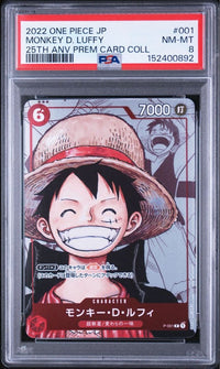 One Piece Card Game Psa8 D 25