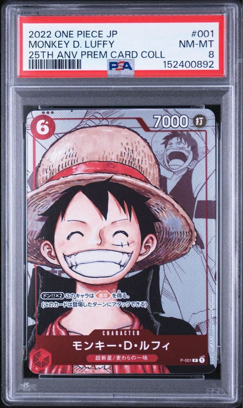 One Piece Card Game Psa8 D 25