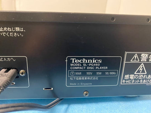 Technics Cd Sacd Player Sl-Pg460Cd