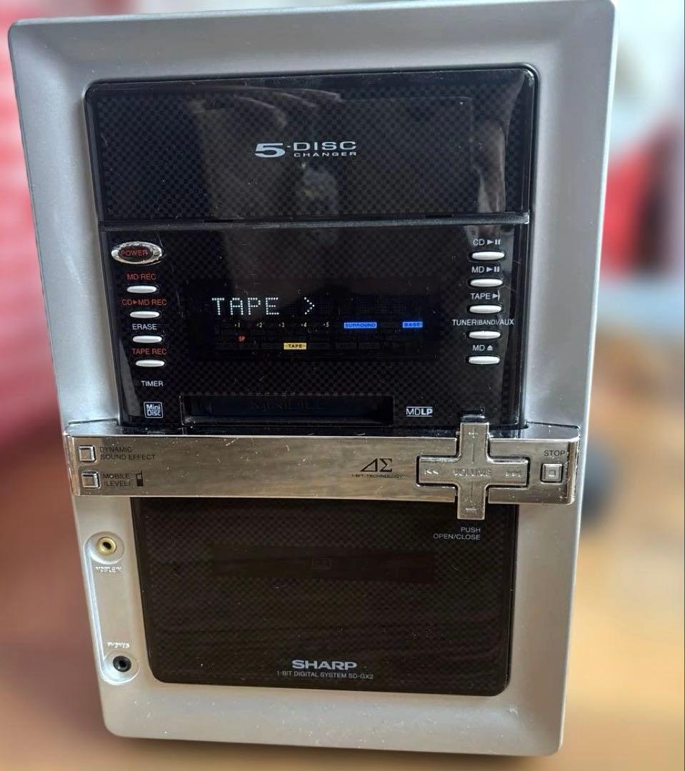 Sharp Cd Md Cassette Deck Sd-Gx2-S Fmok