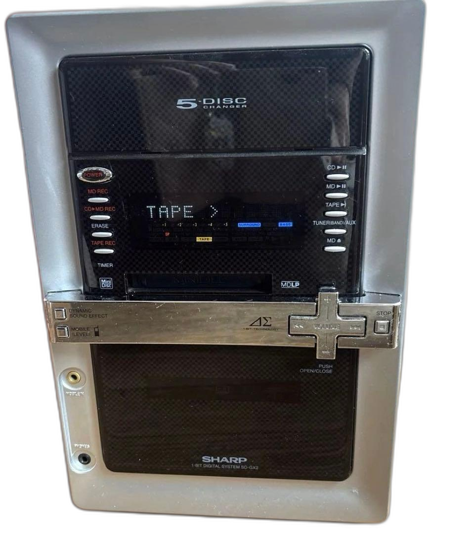 Sharp Cd Md Cassette Deck Sd-Gx2-S Fmok