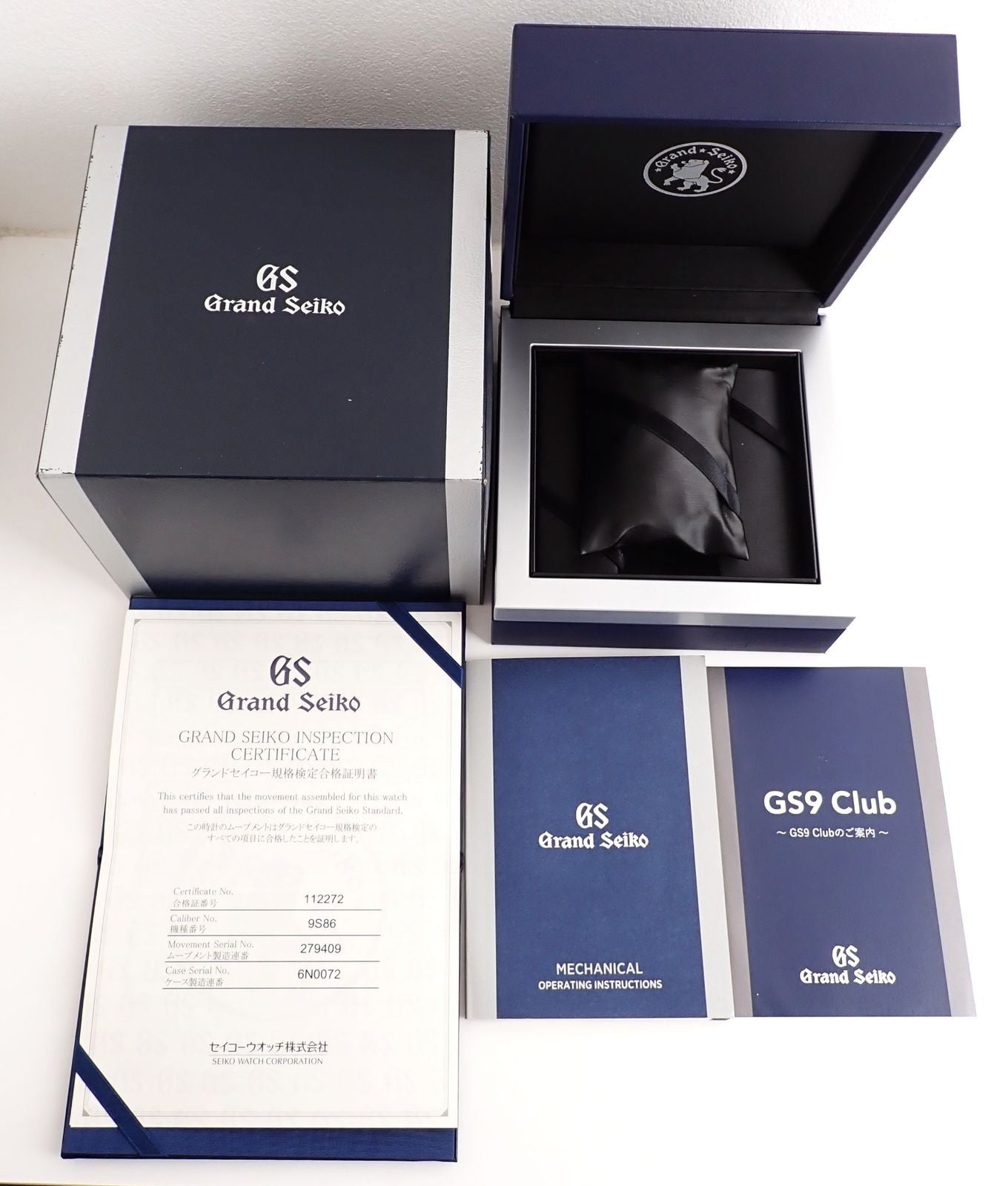 Grand Seiko Automatic Winding Clock 36000Gmt 9S86-00A0/Sbgj203 Ss At