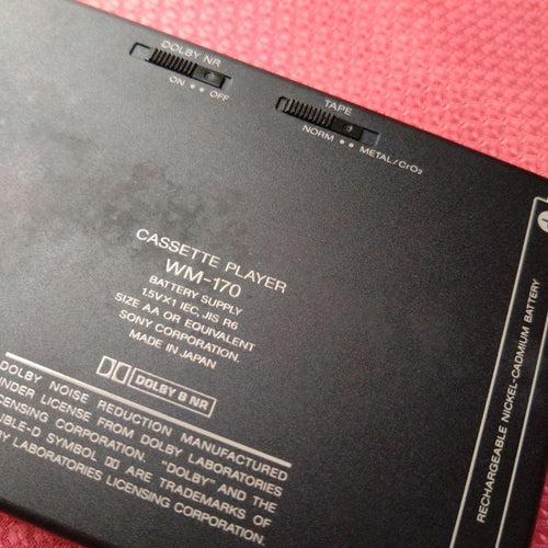 Sony Cassette Players Wm-170