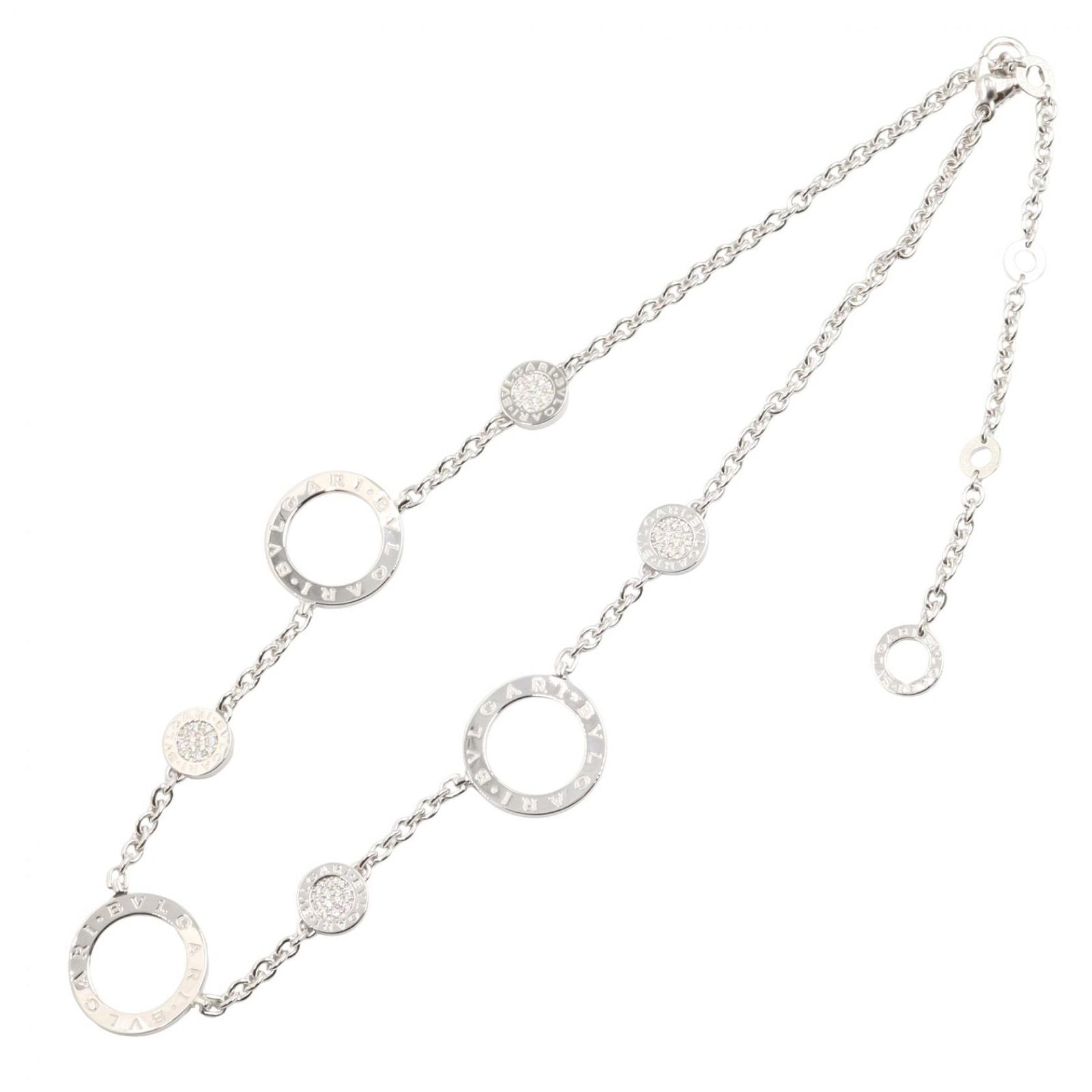 Bvlgari Necklace 38 46.5 K18Wg