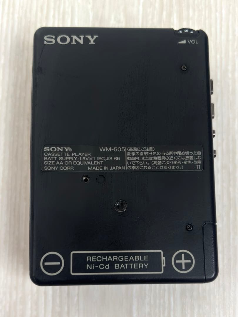 Sony Cassette Players Walkman Wm-505