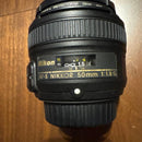 Nikon Prime Lenses Af-S Nikkor F1.8G F