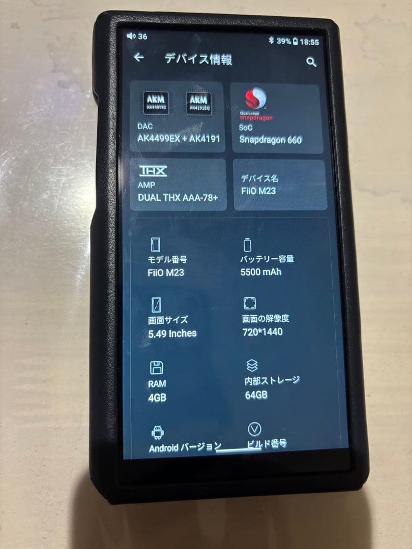 Fiio Digital Audio Players M23 Stainless Steel