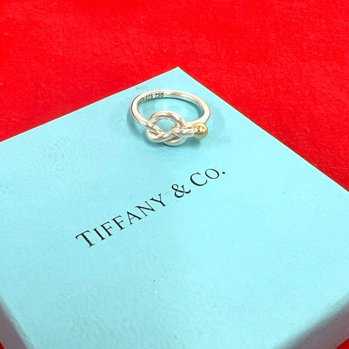 Tiffany Ring Tiffany&Co. 925 K18 10 15867