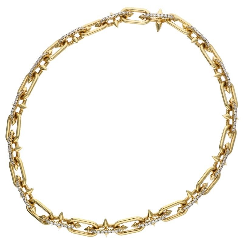 Tiffany Necklace K18Yg 16.75