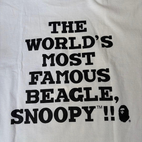 A Bathing Ape T-Shirts Snoopy T M