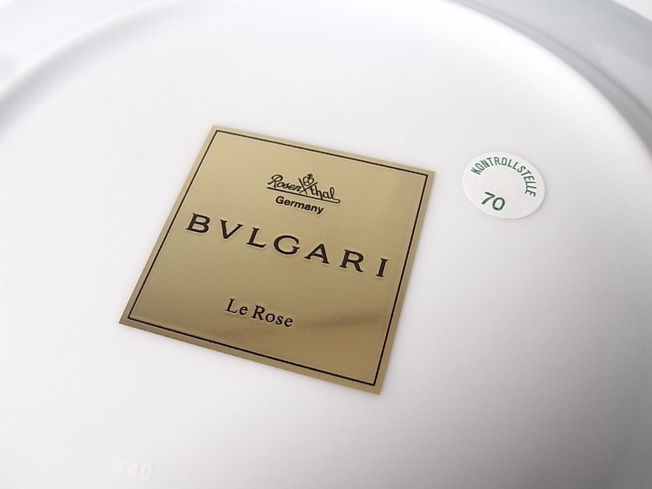 Bvlgari Dish Rosenthal Le Rose 180