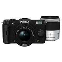 Digital Slr Pentax Q7 02 Standard Zoom 06 Telephoto Black