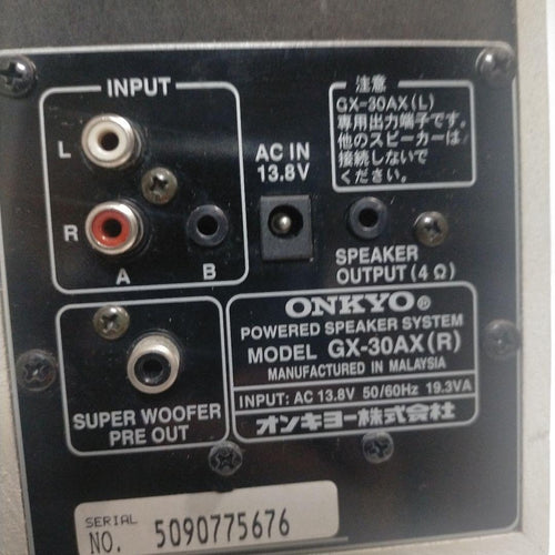 Computer Speakers Ok Onkyo Gx-30Ax