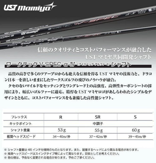 Works Golf Drivers V-Spec