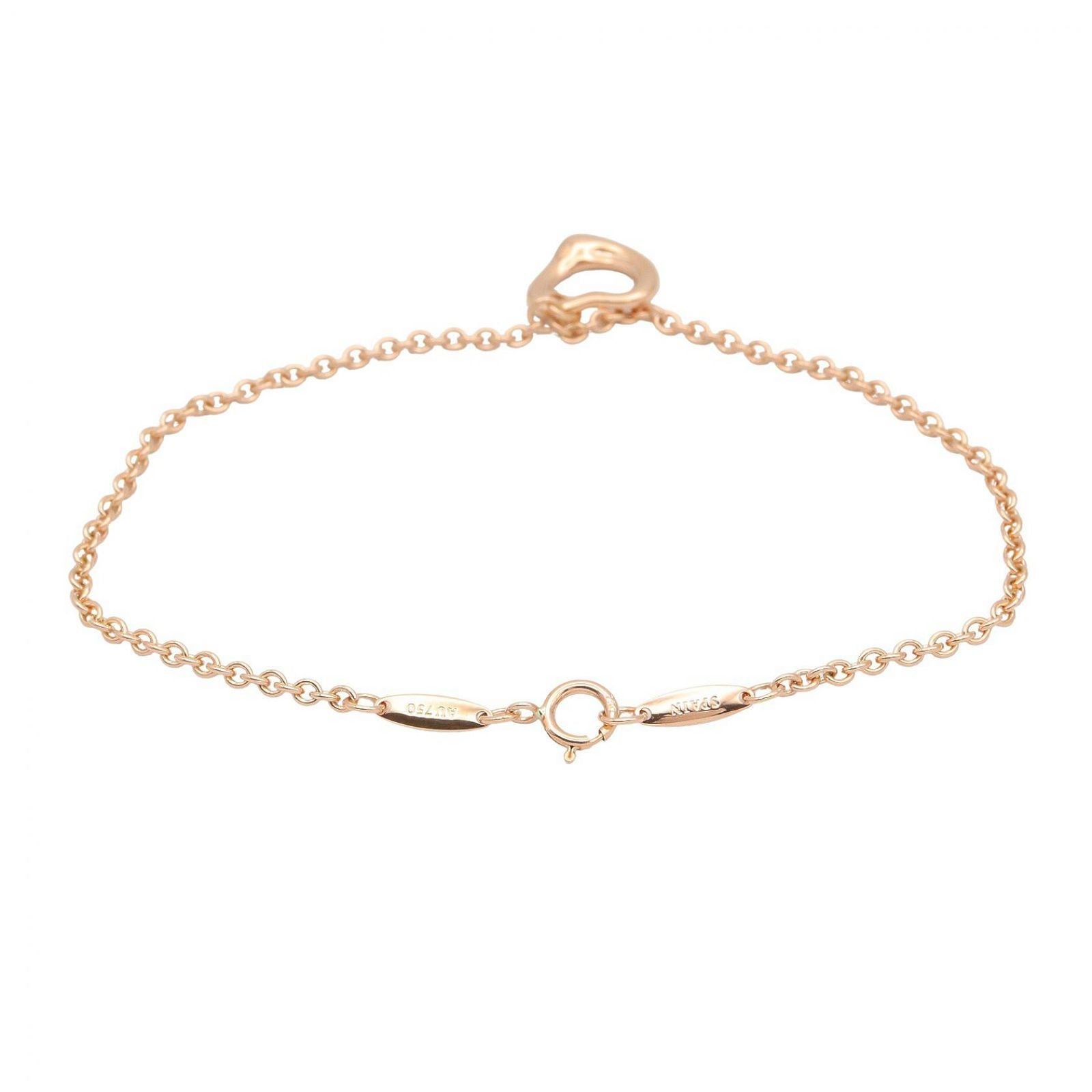 Tiffany Bracelet Co 18 K18Pg Used A