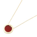 Tiffany Necklace Co T Two 40.5/45.5 K18