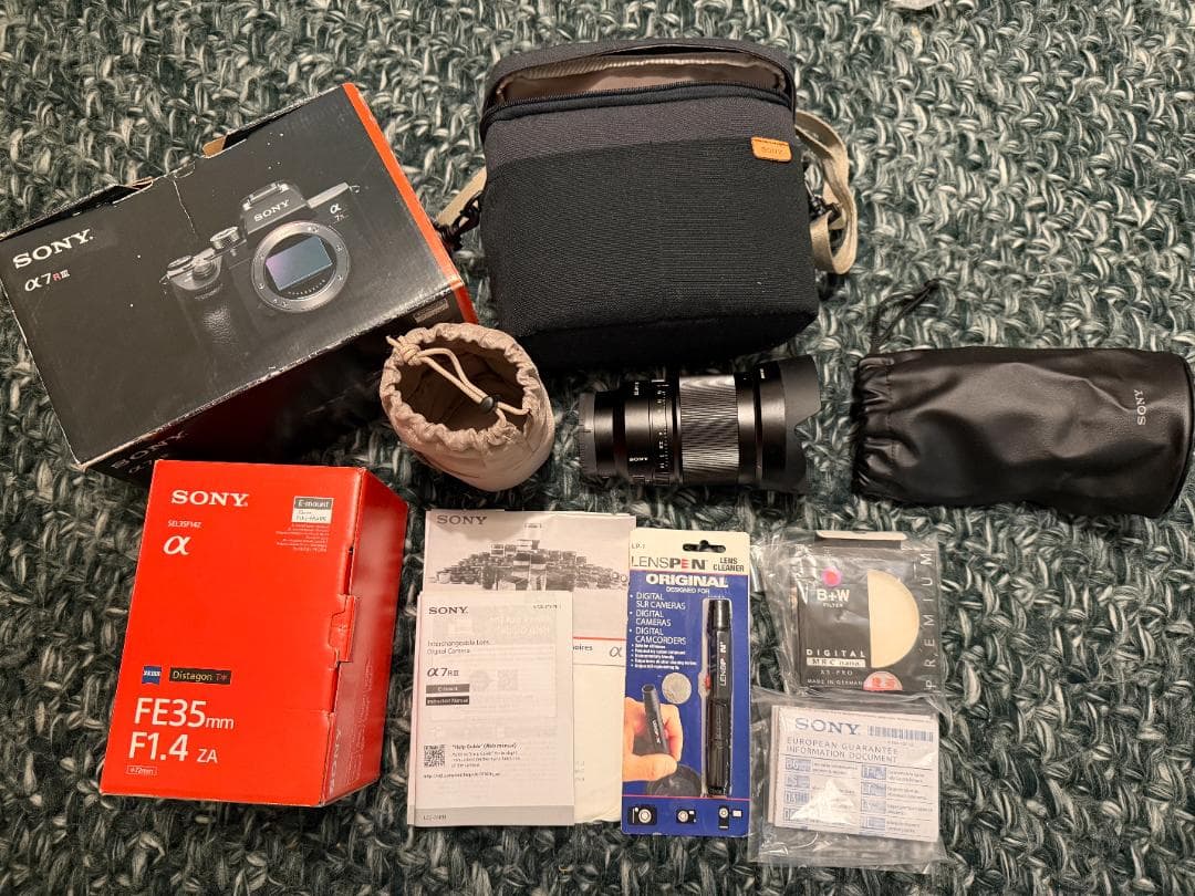 Sony Mirrorless Interchangeable Lips 7Riii 3217 Fe35Mm F1.4 Za