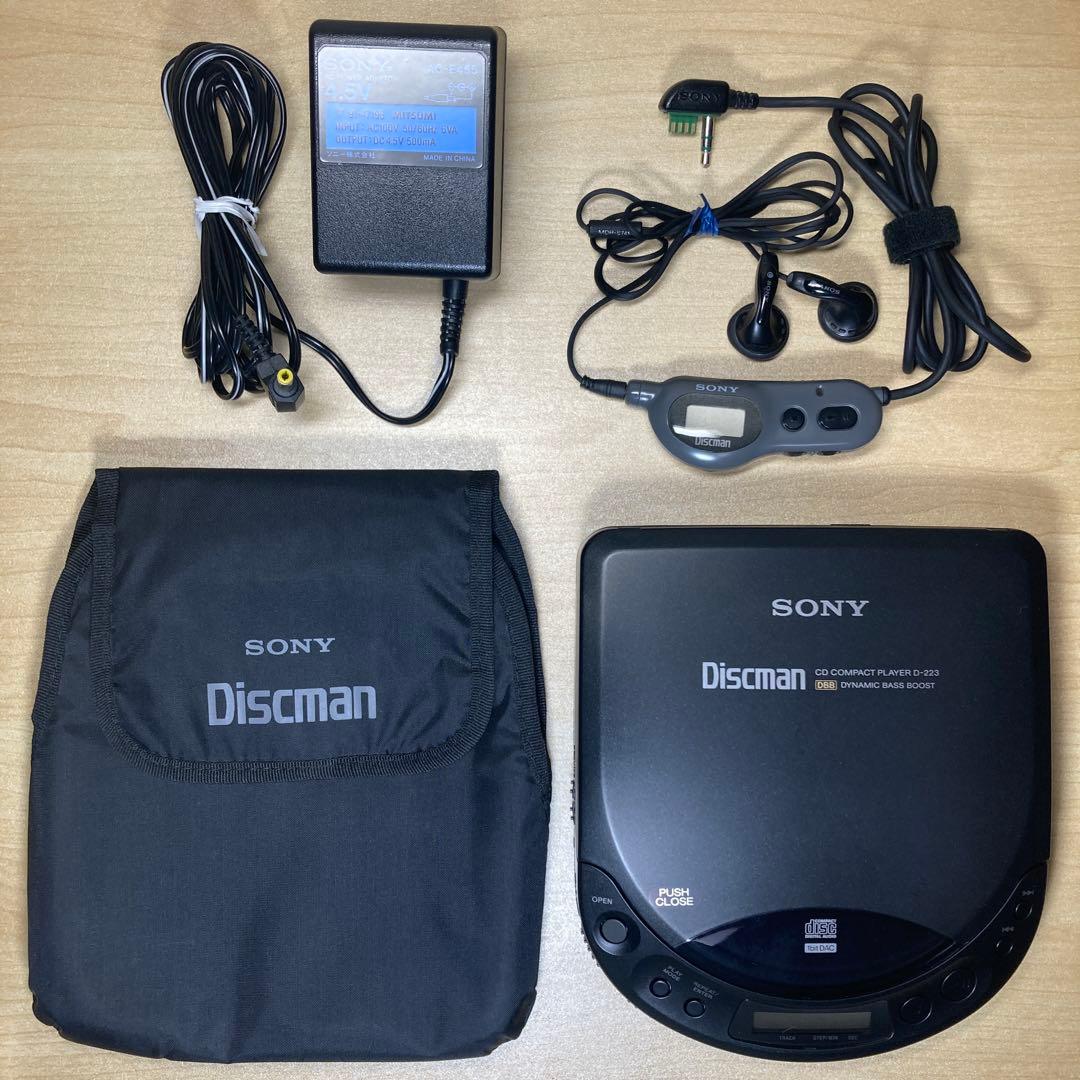 Sony Portable Cd Player Discman D-223