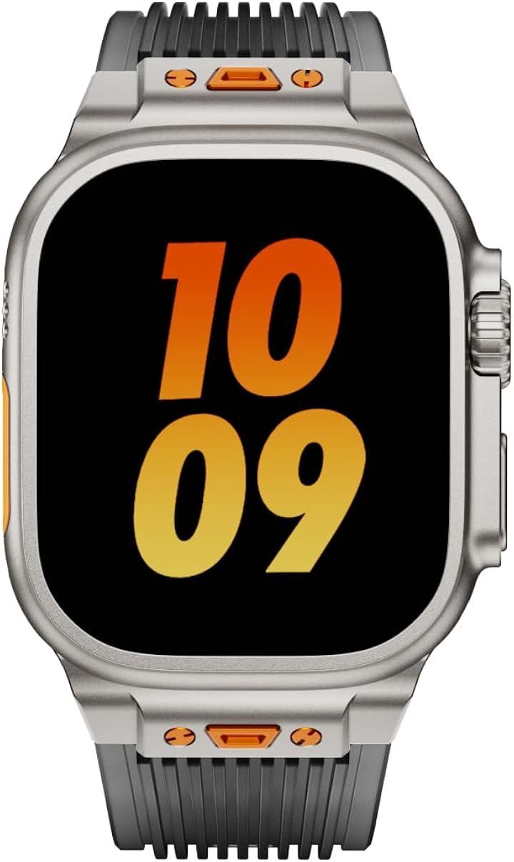 Others Royce&Roland Apple Watch Ultra 3 2 1 Series 10 8 7 6 5 (Clear Black)