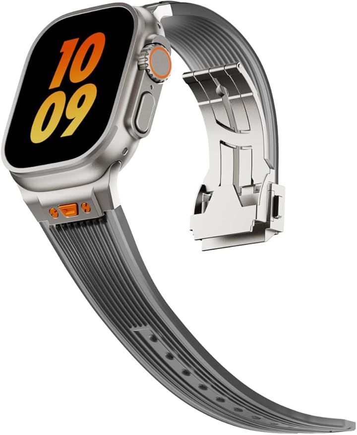 Others Royce&Roland Apple Watch Ultra 3 2 1 Series 10 8 7 6 5 (Clear Black)