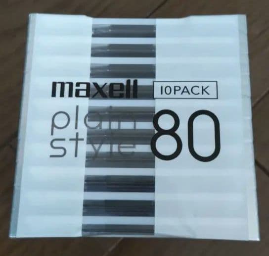 Maxell Md Plain Style 80 10Pack