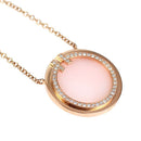 Tiffany Necklace K18Pg T-Two