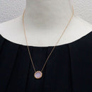 Tiffany Necklace K18Pg T-Two