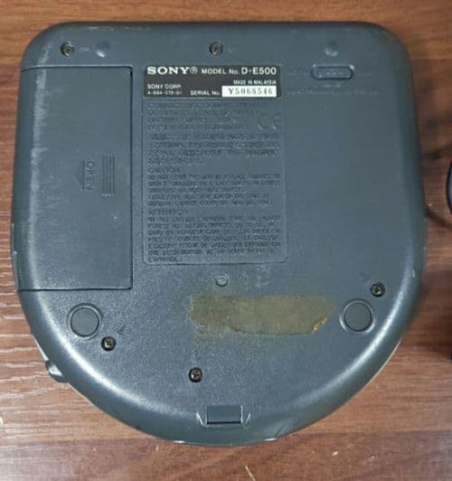Portable Cd Player Sony Walkman D-E500