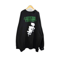 Trainer Sweatshirts Raf Simons 22Aw Destroyed Altered Realityprint Crewneck