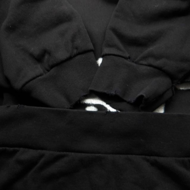 Trainer Sweatshirts Raf Simons 22Aw Destroyed Altered Realityprint Crewneck